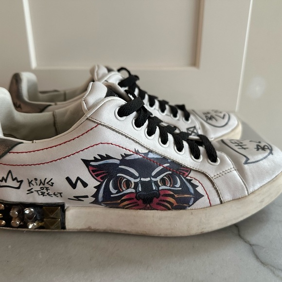 Dolce and Gabbana Portofino sneakers size 10. - Picture 3 of 5